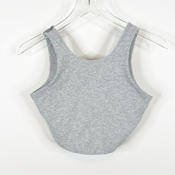 Outdoor Voices Venus Colorblock Crop Top S Grey - Picture 2 of 5